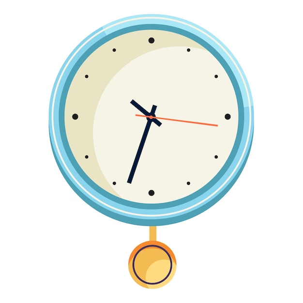 Ilustración de reloj aislado
