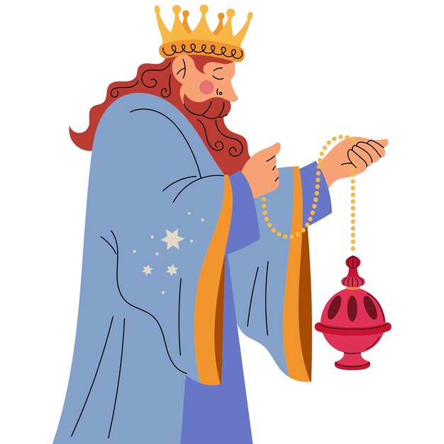 Ilustración de Reyes Magos