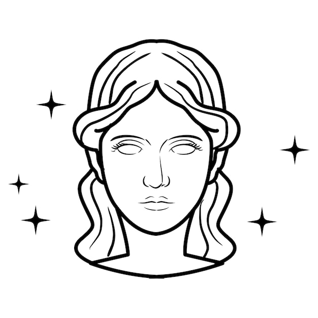 Ilustración del signo del zodiaco