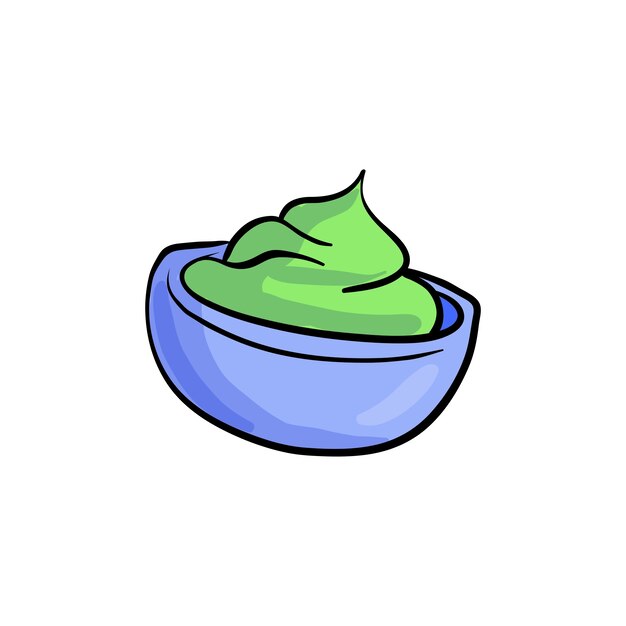 Ilustración de sushi aislada