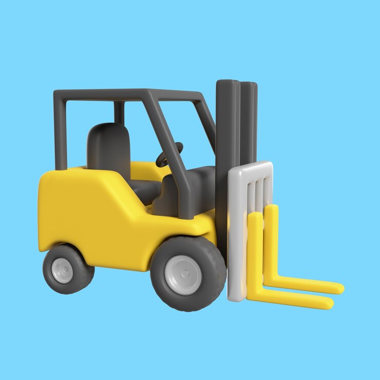 PSD Gratis ilustrasi 3d dari ikon kendaraan transportasi