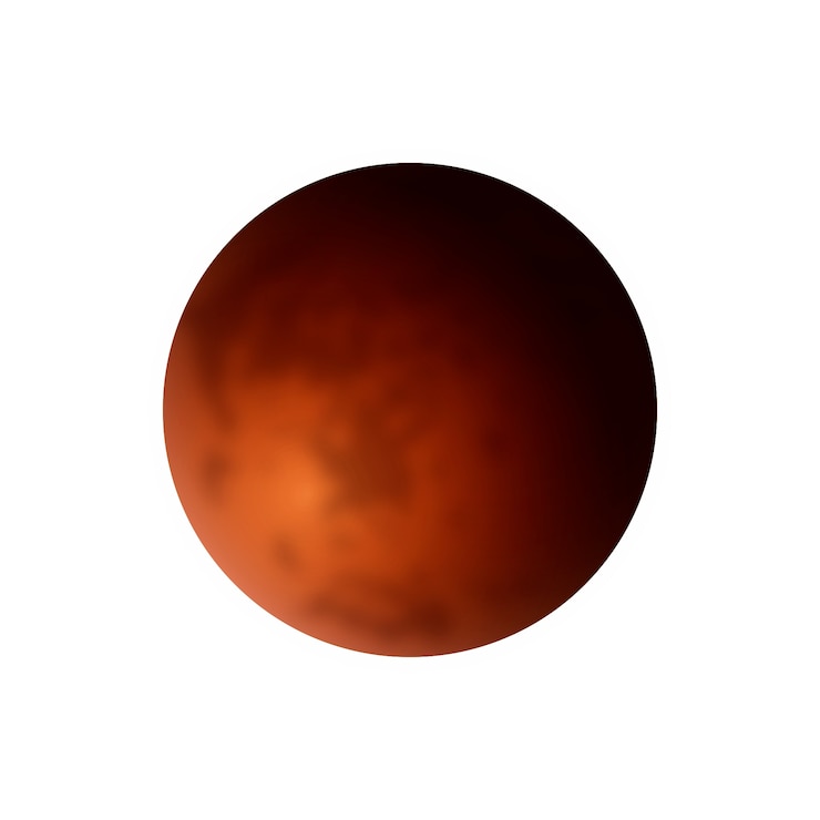 PSD Gratis ilustrasi planet realistis