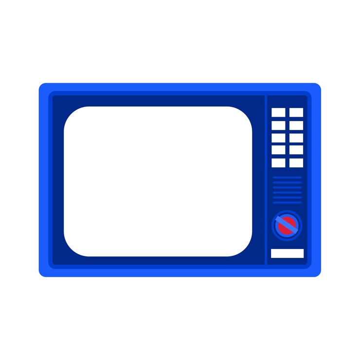 PSD Gratis ilustrasi tv