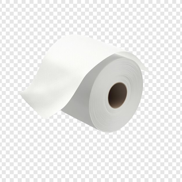 Imagen de alta resolución de un rollo de toallas de papel blanco