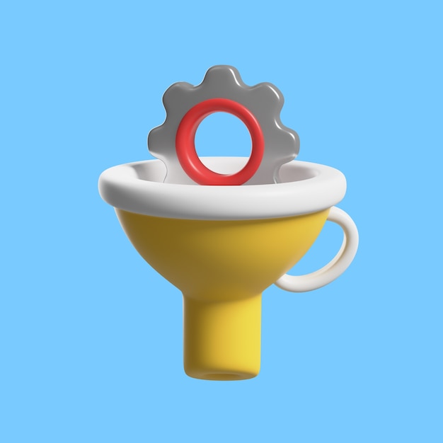 Imbuto delle impostazioni nel rendering 3d