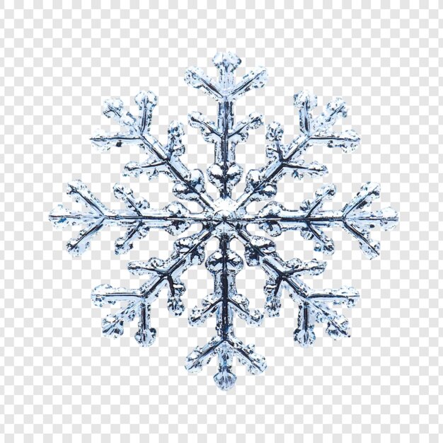 Impresionante primer plano de un solo copo de nieve de diseño intrincado