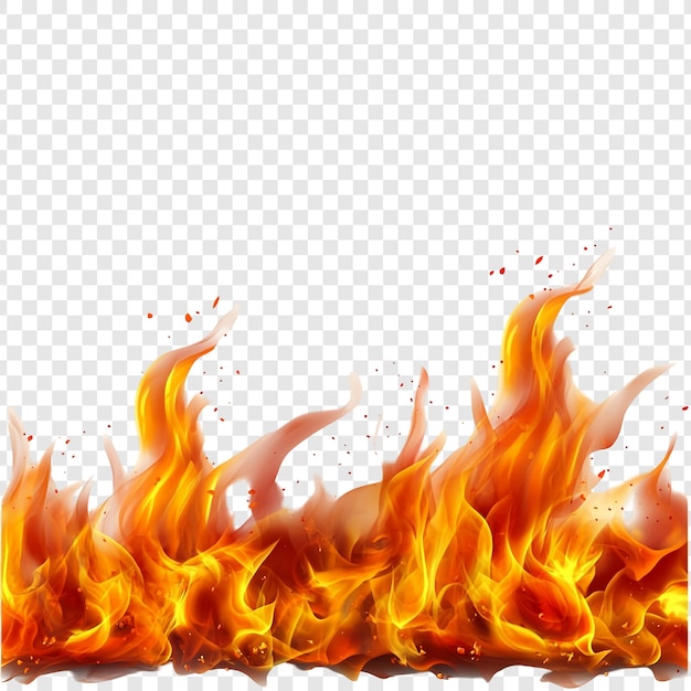 Infierno de Fuego Una representación digital de las llamas ardientes