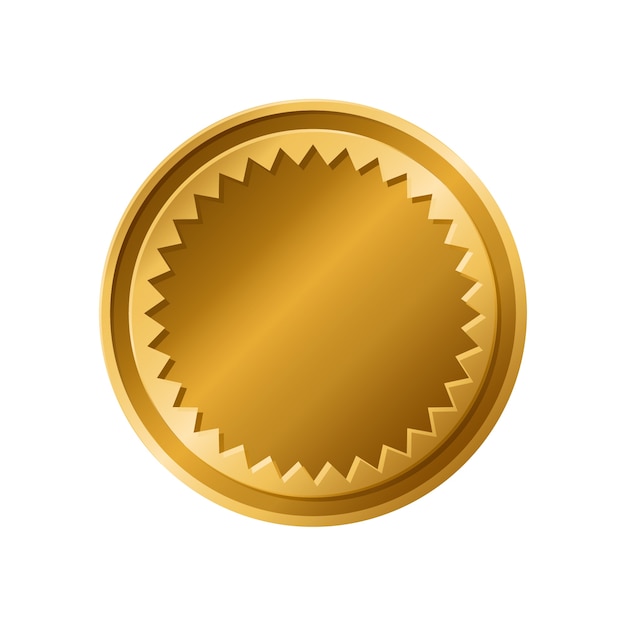Insignia elegante aislada