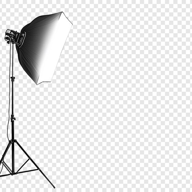 Instalación de la iluminación del estudio Equipo de fotografía profesional