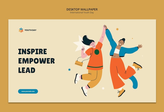 international youth day celebration template