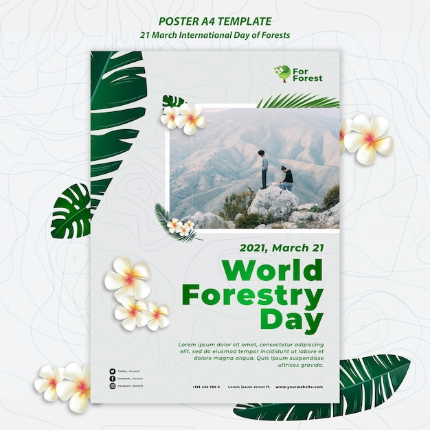 Internationale dag van de bossen poster