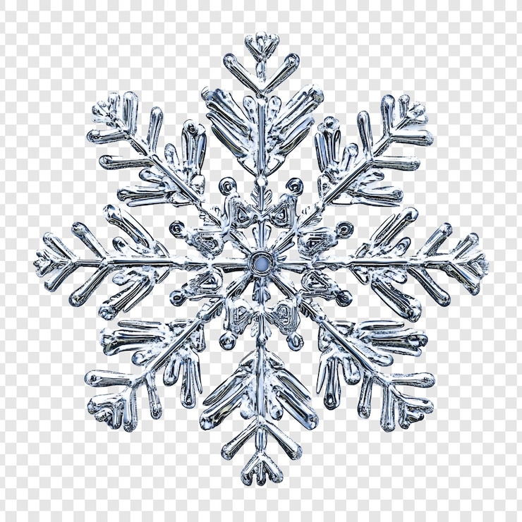 PSD Gratis intricate beauty a closeup of a single snowflake
