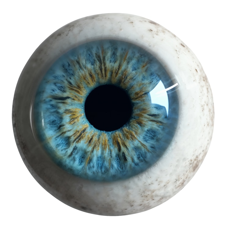 PSD Gratis iris mata terisolasi