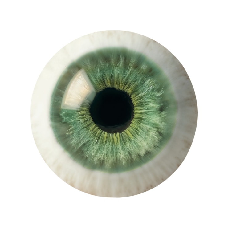 PSD Gratis iris mata terisolasi
