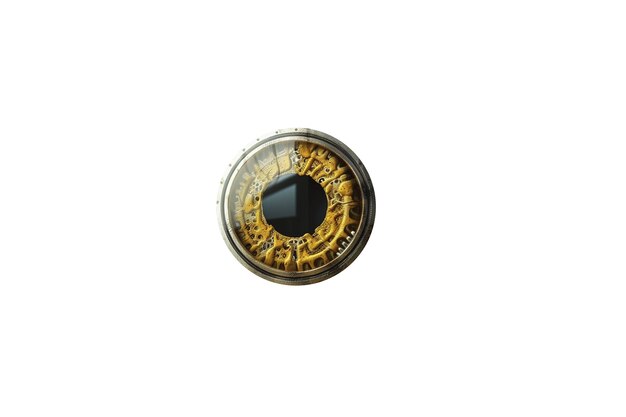 El iris del ojo aislado