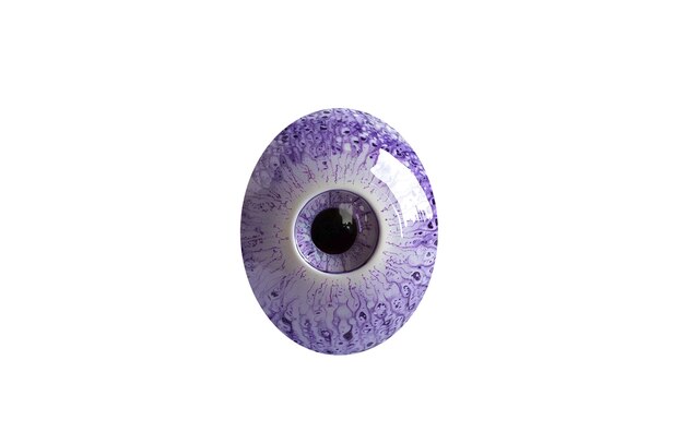 El iris del ojo aislado