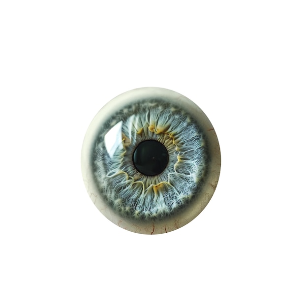 El iris del ojo aislado