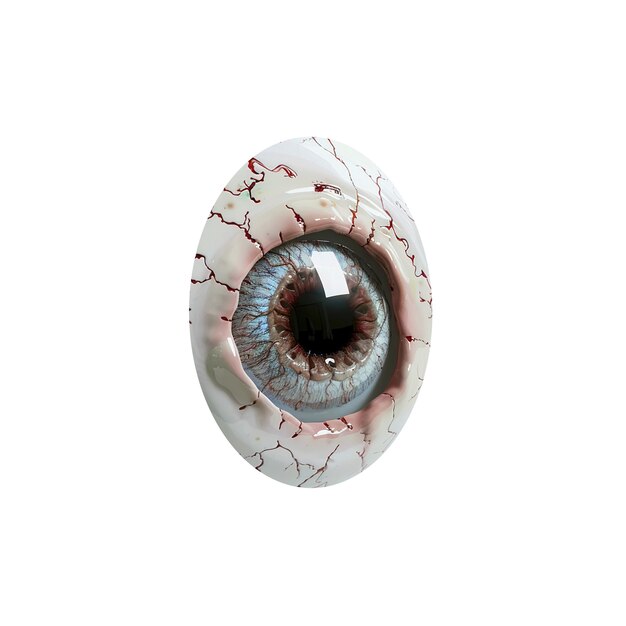El iris del ojo aislado