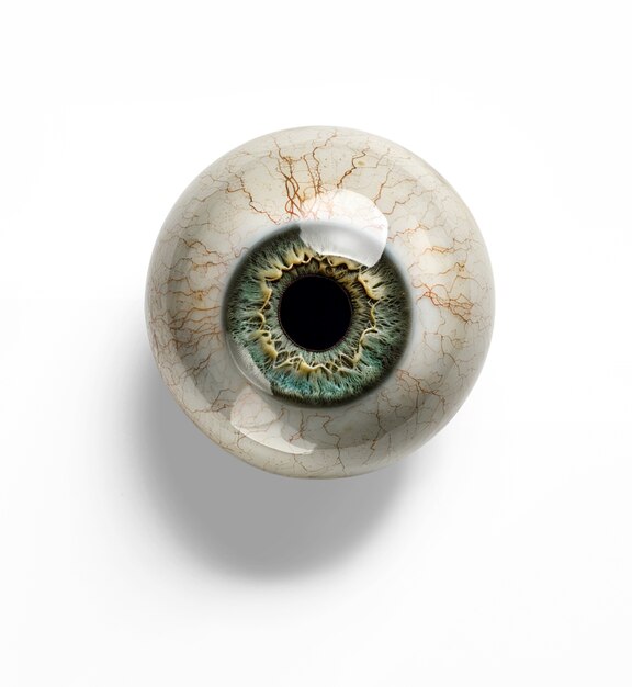 Iris del ojo aislado