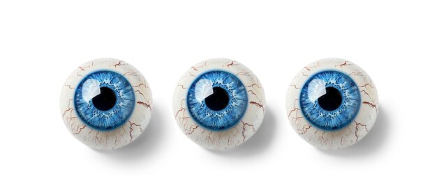 Iris del ojo aislado
