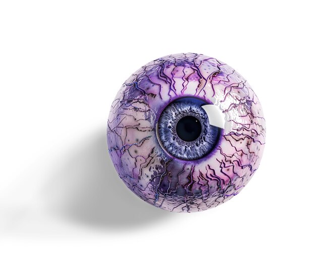 Iris del ojo aislado