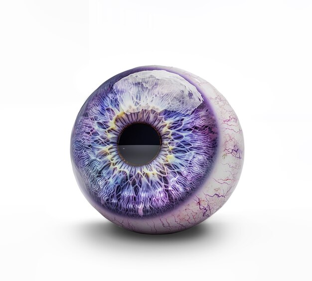 Iris del ojo aislado