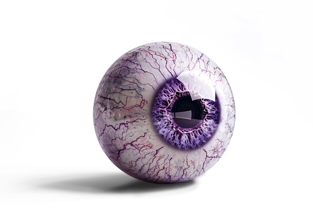 Iris del ojo aislado