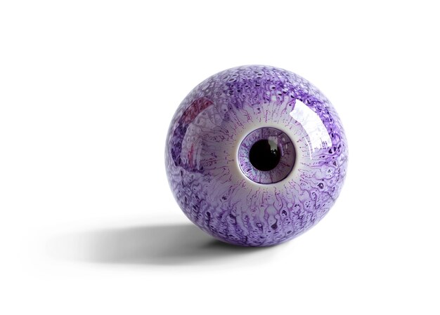 Iris del ojo aislado