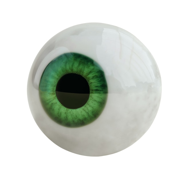 Iris del ojo aislado