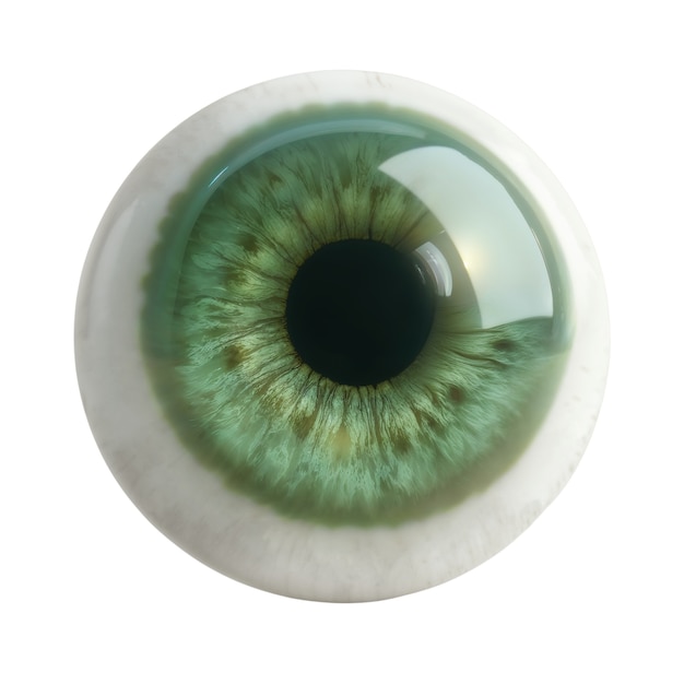 Iris del ojo aislado