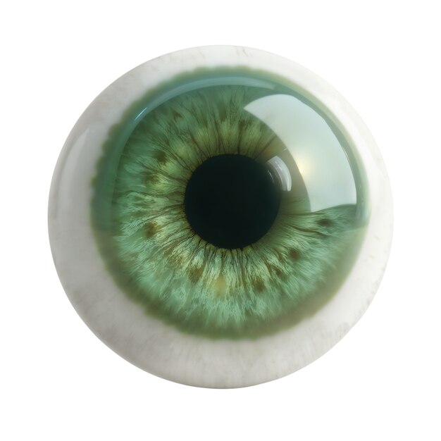 Iris del ojo aislado