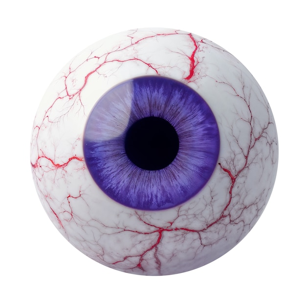 Iris del ojo aislado