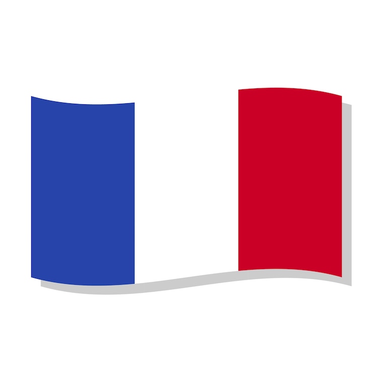 PSD Gratis isolated france flag design