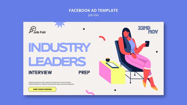 job fair template design