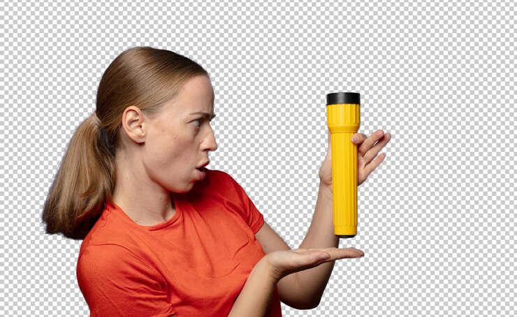 PSD gratuito jovencita rubia