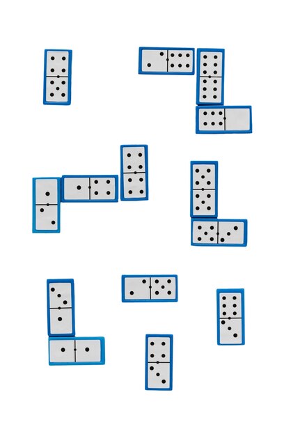 Juego de dominó aislado