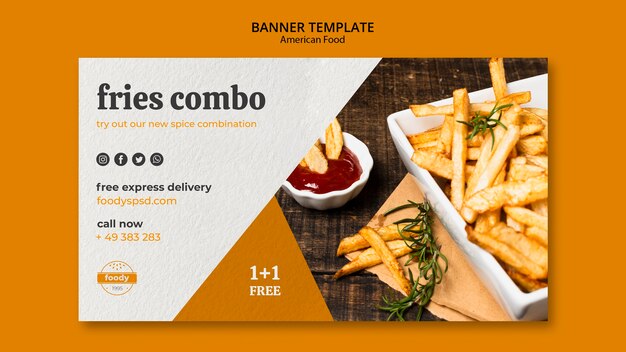 Jugosa hamburguesa semana comida americana banner