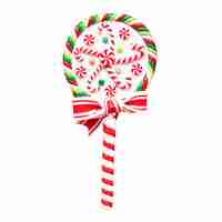 Gratis PSD kerst lollipop geïsoleerd.