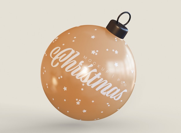 Kerstbal Mockup