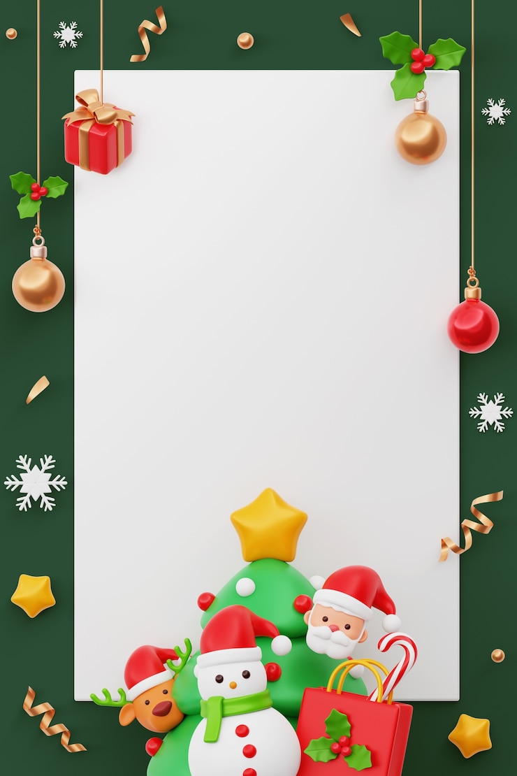 Gratis PSD kerstverkoop verticale lege banner achtergrond