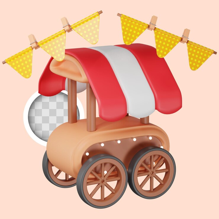 PSD Gratis kios tradisional festa junina