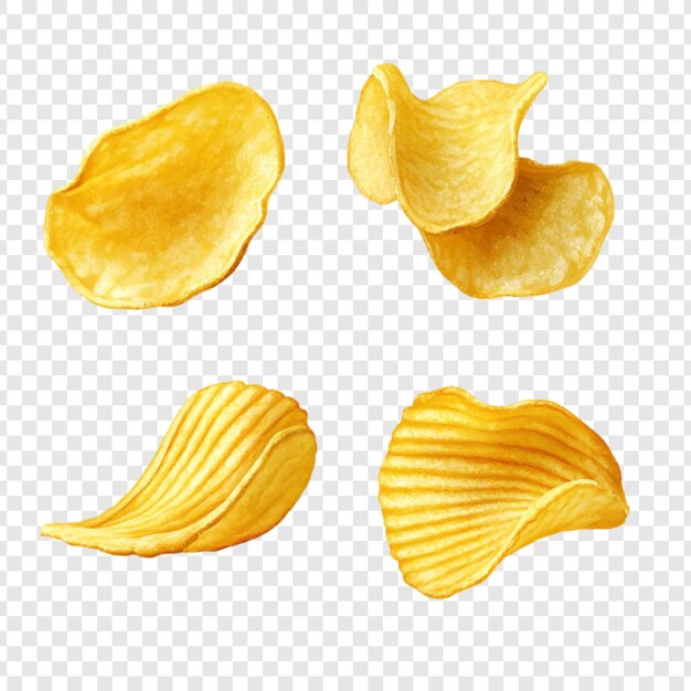 Krispy Potato Chips Een heerlijke aquarelillustratie
