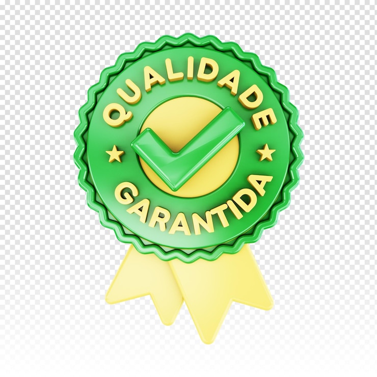 PSD Gratis kualitas logo 3d dijamin dengan jaminan simbol
