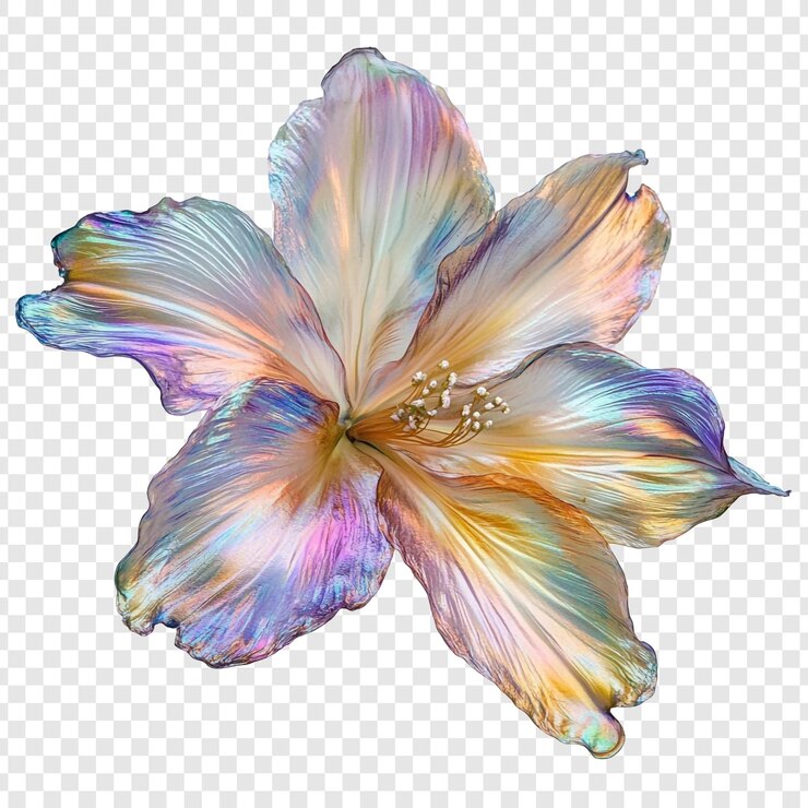 PSD gratuito l'ibisco iridescente una sinfonia di colori