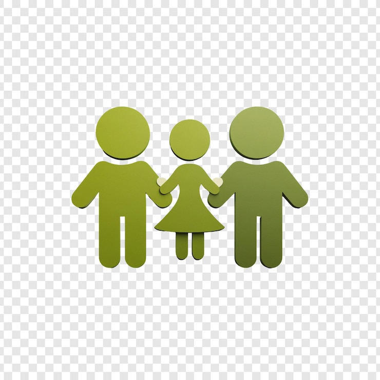 PSD gratuito l'unità familiare una rappresentazione simbolica dell'unione e dell'amore