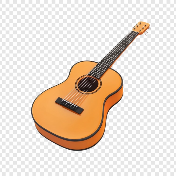 PSD gratuito la chitarra acustica, uno strumento a corda classico