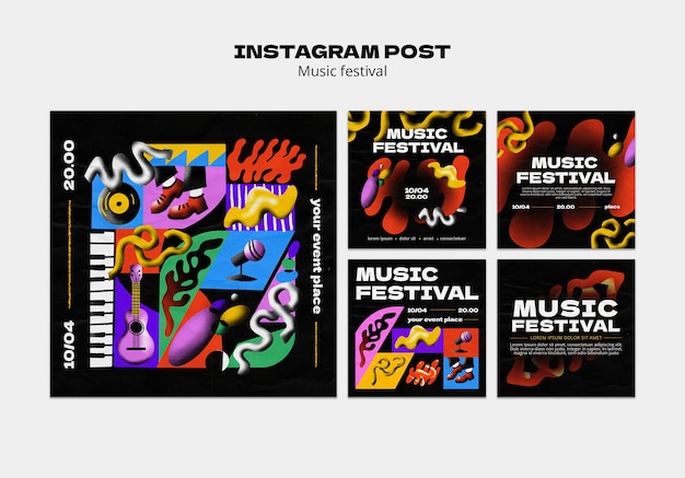 La musica astratta mostra i post di instagram
