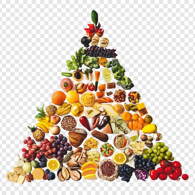 La piramide alimentare vibrante: una guida colorata a un'alimentazione sana