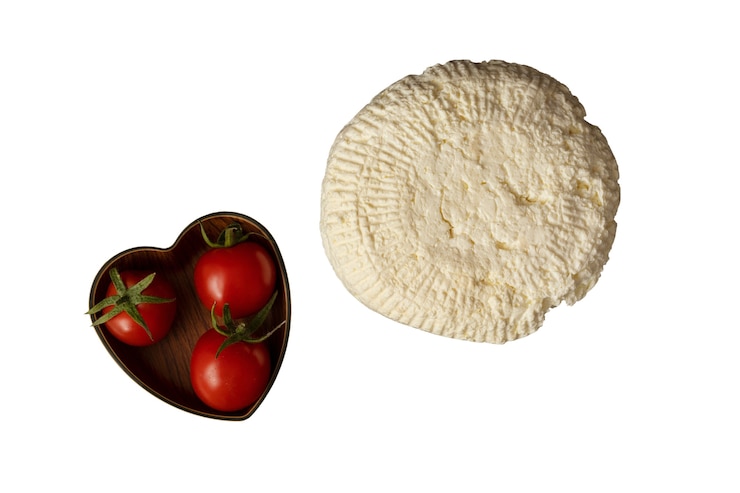 PSD gratuito la vista di un delizioso formaggio fresco