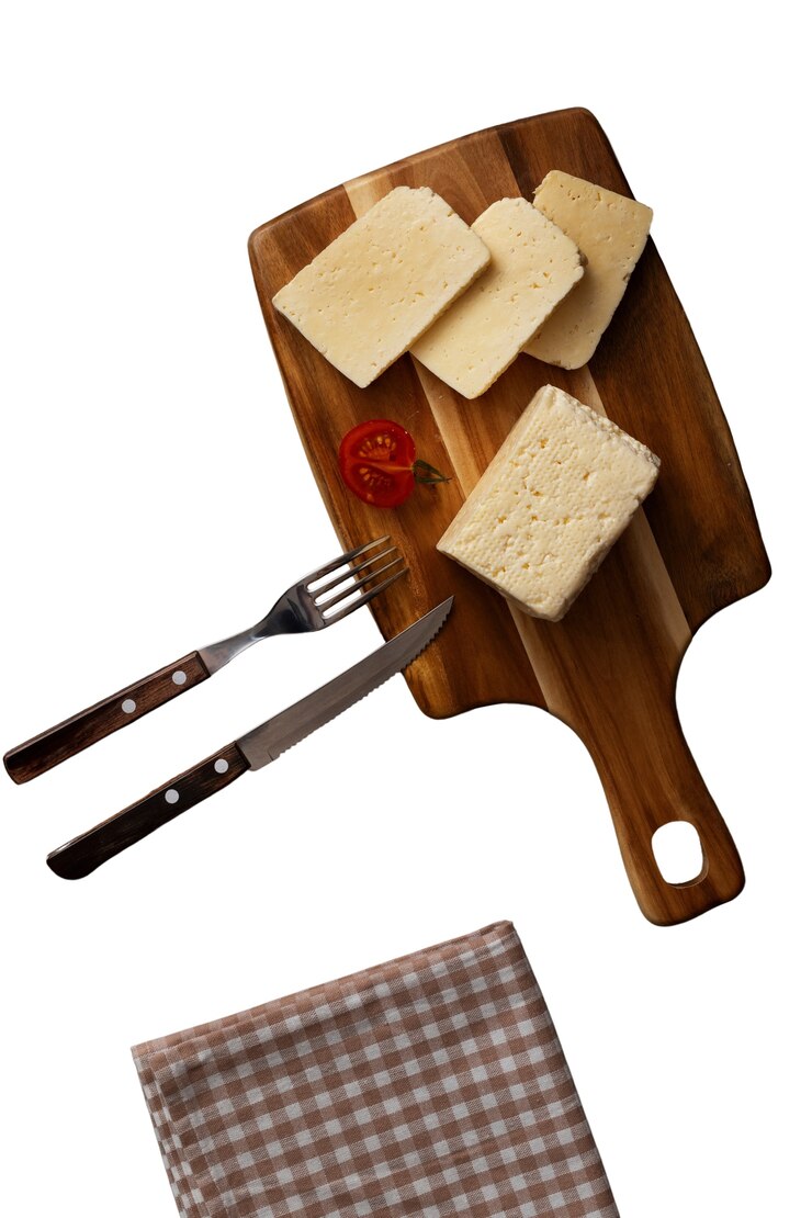 PSD gratuito la vista di un delizioso formaggio fresco